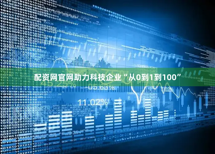 配资网官网助力科技企业“从0到1到100”